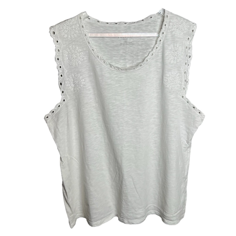Talbots White Tank Top
